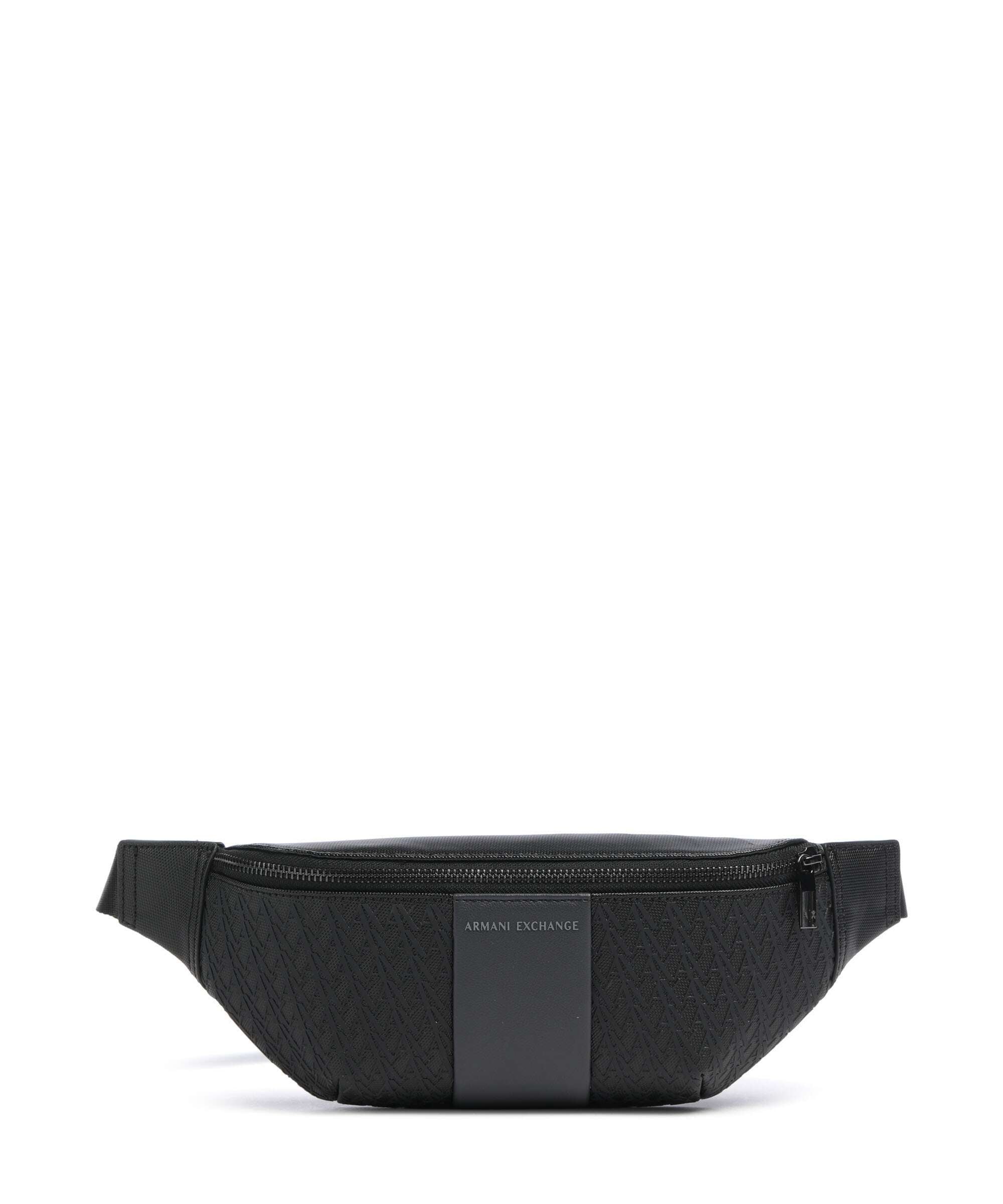 Armani Exchange William Belt bag black/forged iron