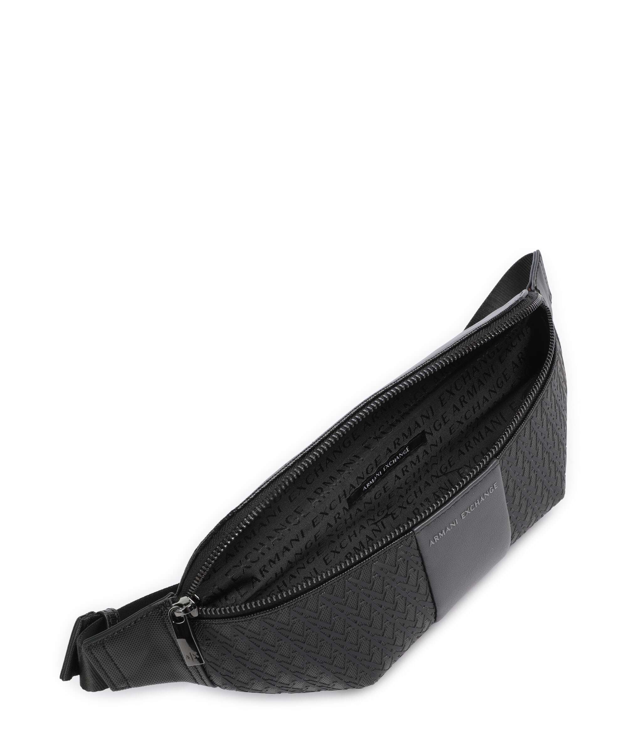 Armani Exchange William Belt bag black/forged iron