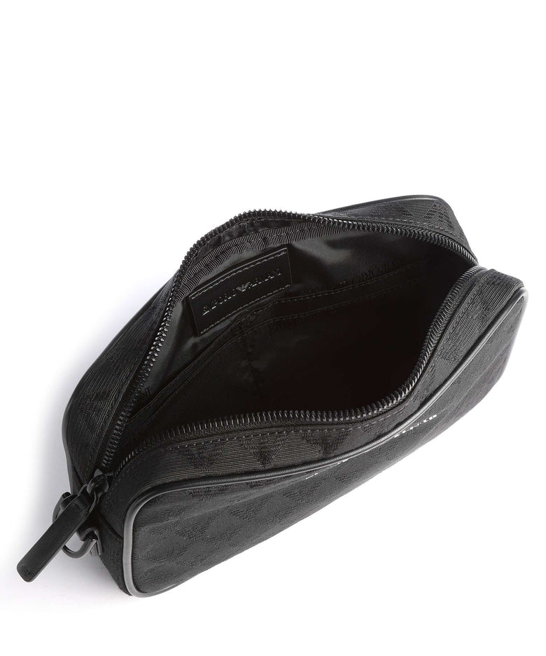 Emporio Armani Omnia Jacquard Toiletry bag black