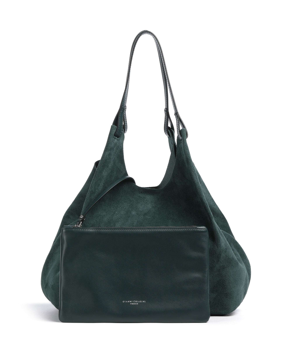 Gianni Chiarini Dua L Tote bag velvet green