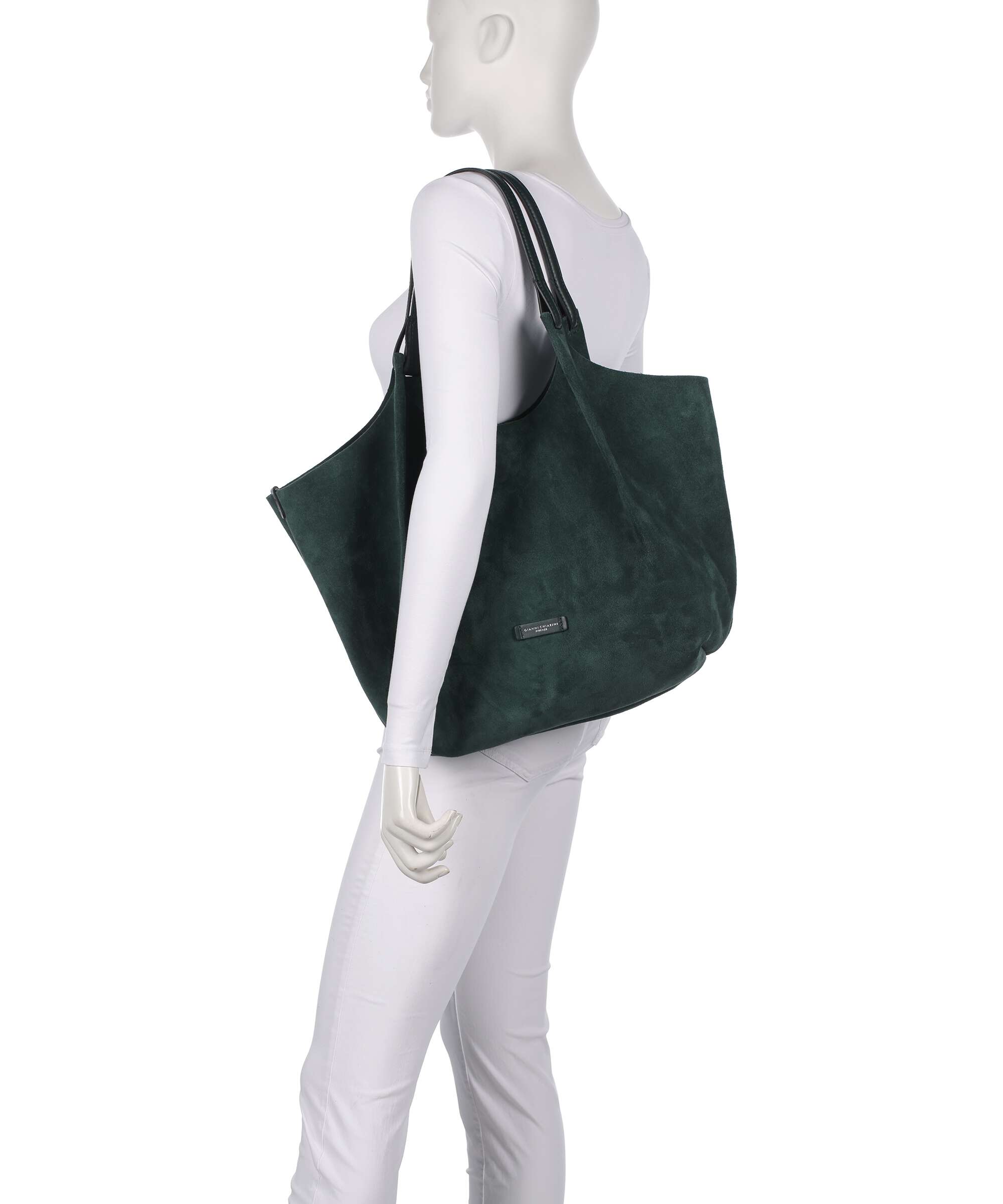 Gianni Chiarini Dua L Tote bag velvet green