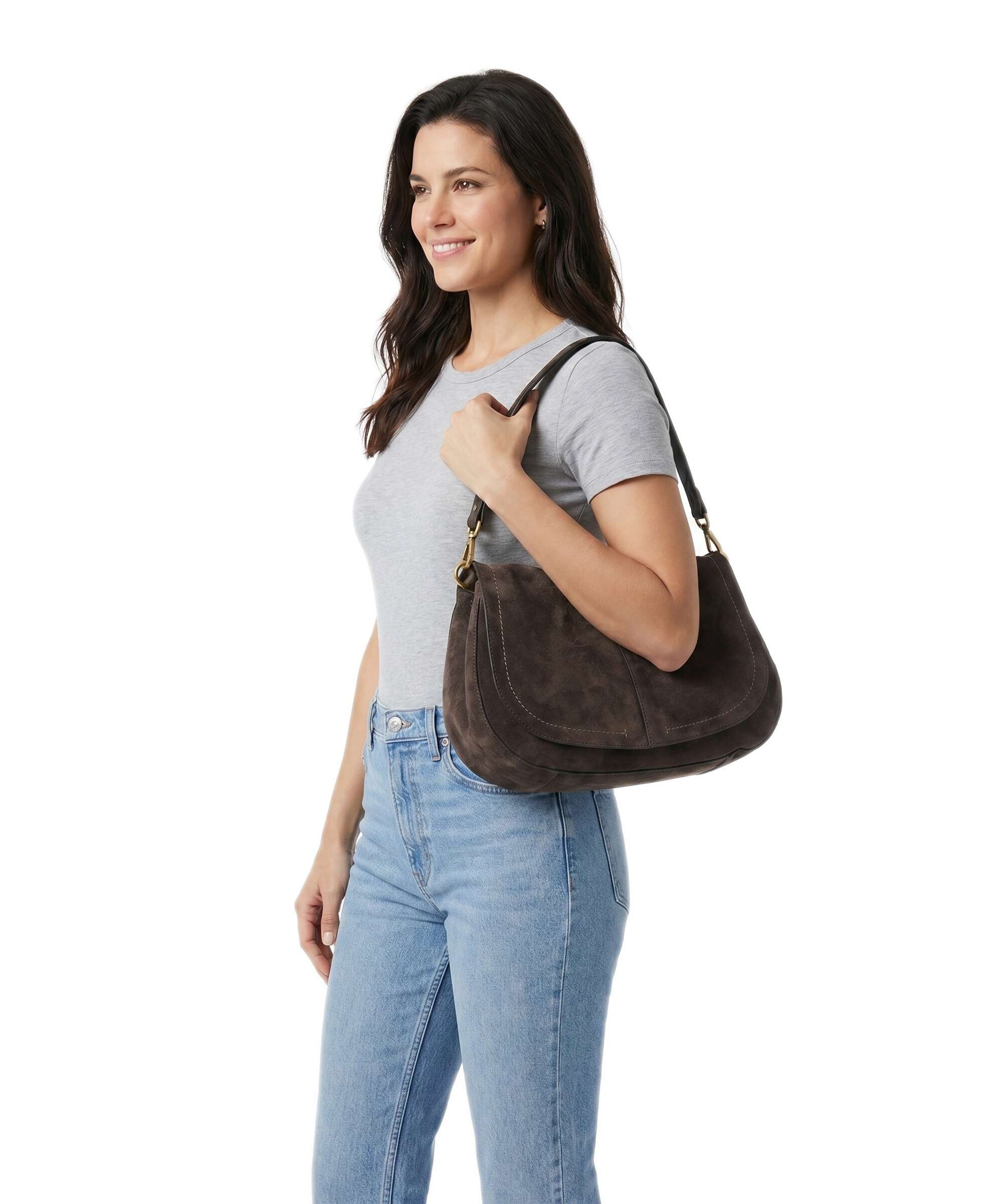 Gianni Chiarini Helena Round Shoulder bag moka