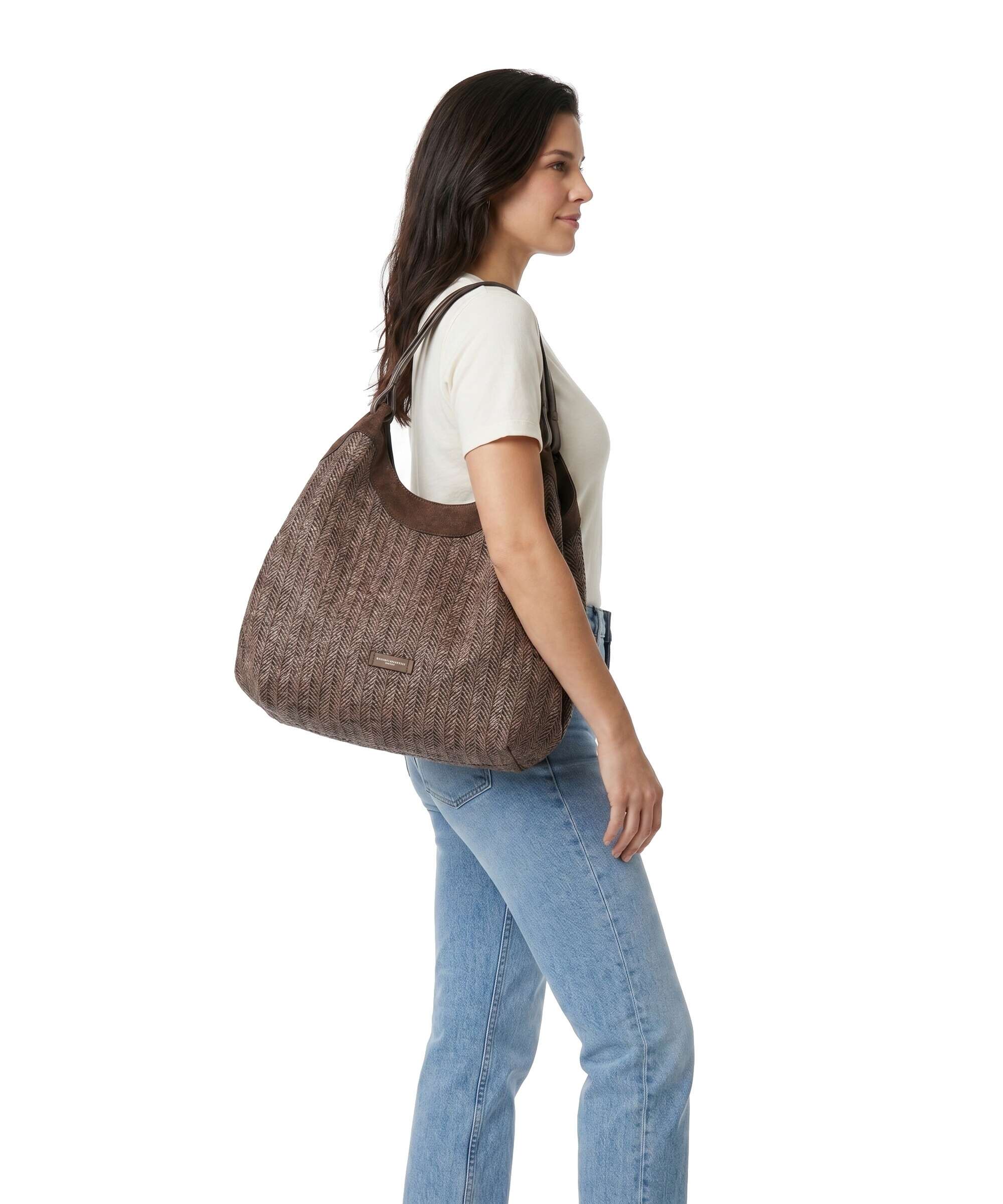 Gianni Chiarini Dua L Hobo bag choco