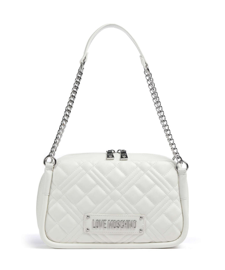 Love Moschino Quilted Shoulder bag bianco