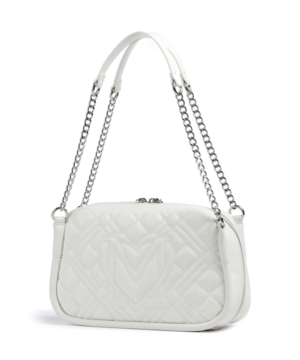 Love Moschino Quilted Shoulder bag bianco