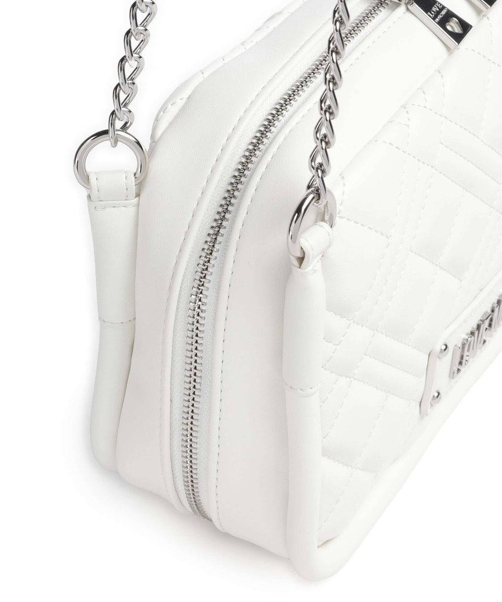 Love Moschino Quilted Shoulder bag bianco