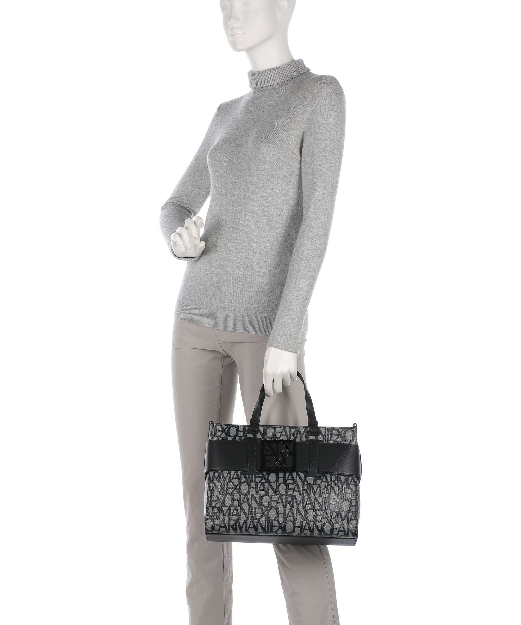Armani Exchange Susy Handbag beige/black