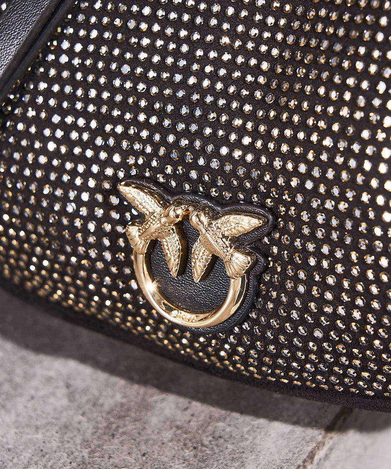 Pinko Brioche Mini Shoulder bag nero limousine/shiny gold