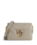 Pinko Love Click Mini Crossbody tas noce/antique gold
