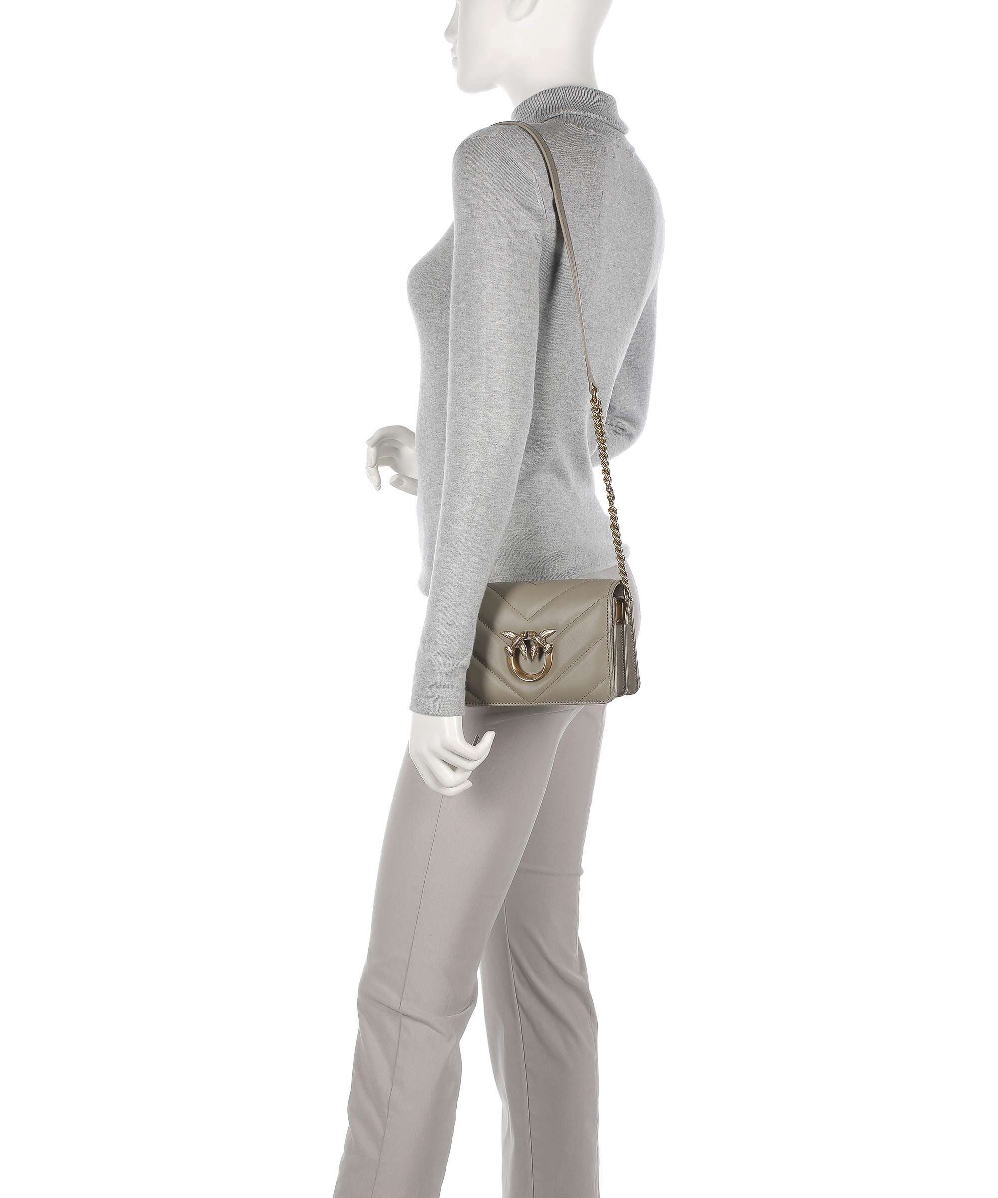 Pinko Love Click Mini Crossbody bag noce/antique gold
