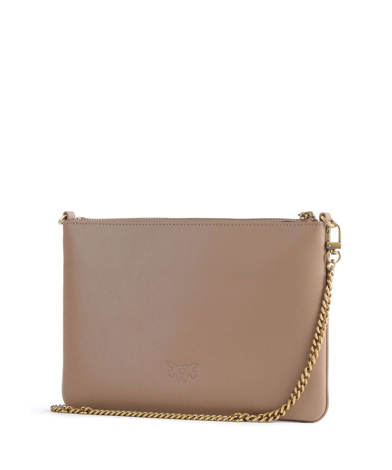 Pinko Flat Classic Crossbody bag biscotto zenzero/antique gold