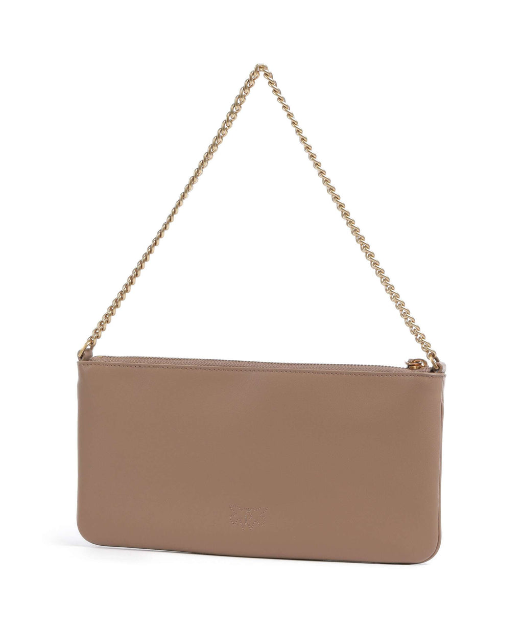 Pinko Flat Horizontal Shoulder bag biscotto zenzero