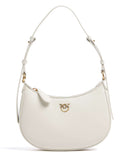 Pinko Half Moon Mini Schoudertas bianco seta/antique gold