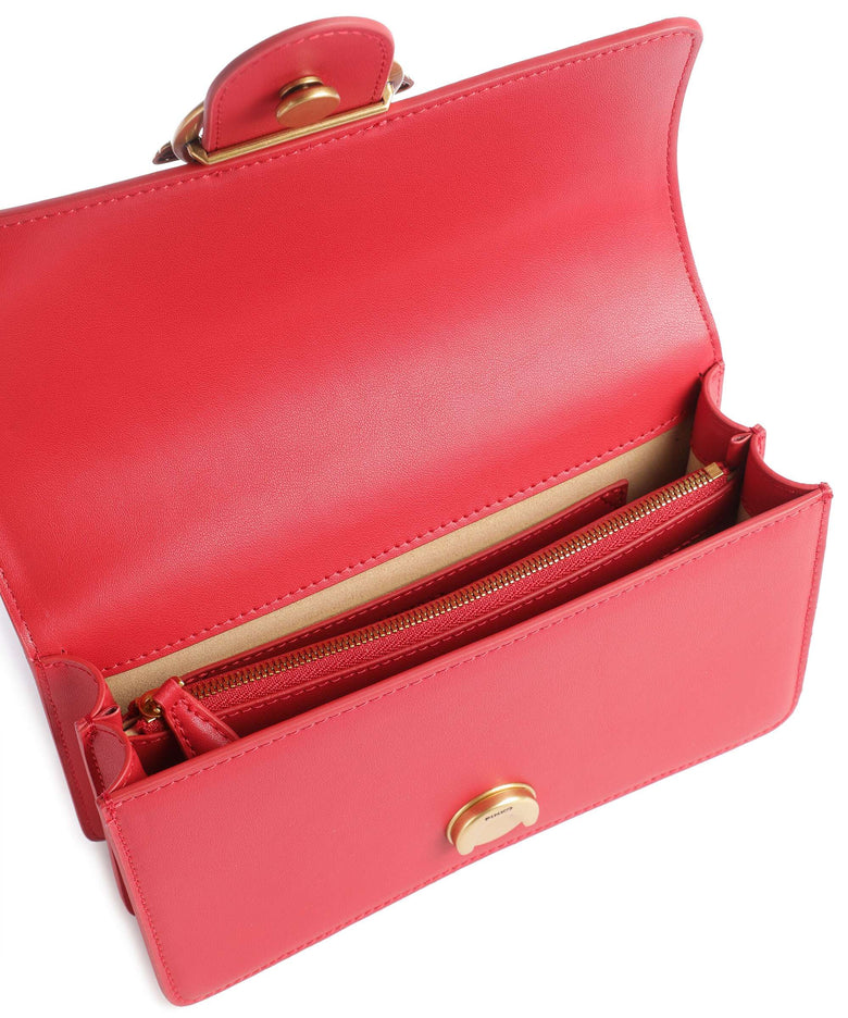 Pinko Love One Mini Crossbody bag rosso