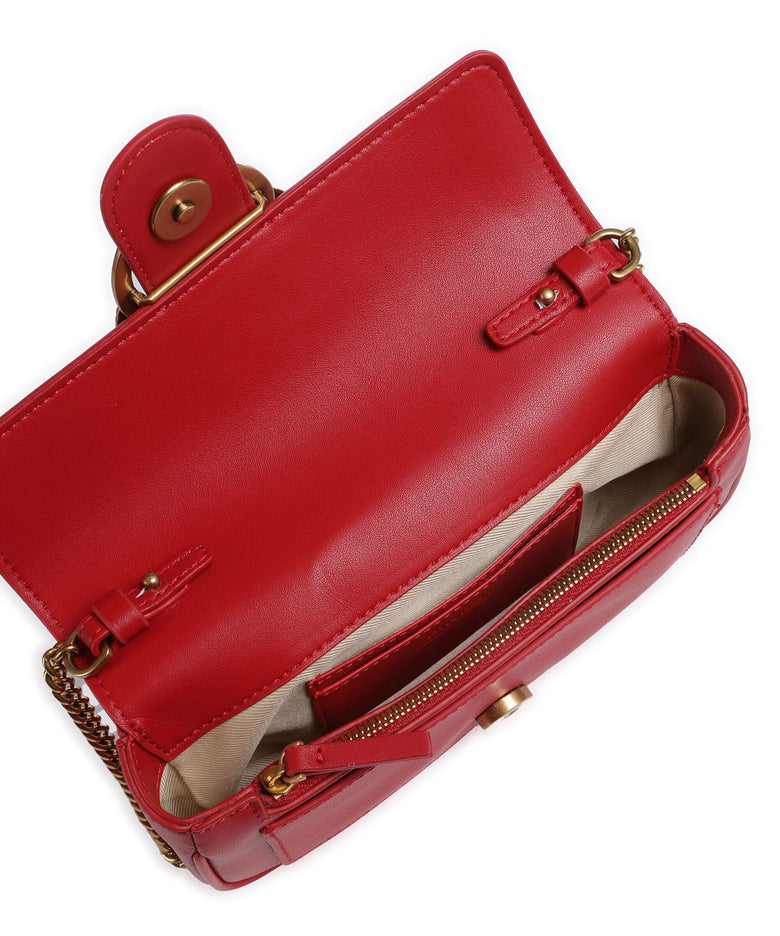 Pinko Love One Pocket Wallet rosso/antique gold