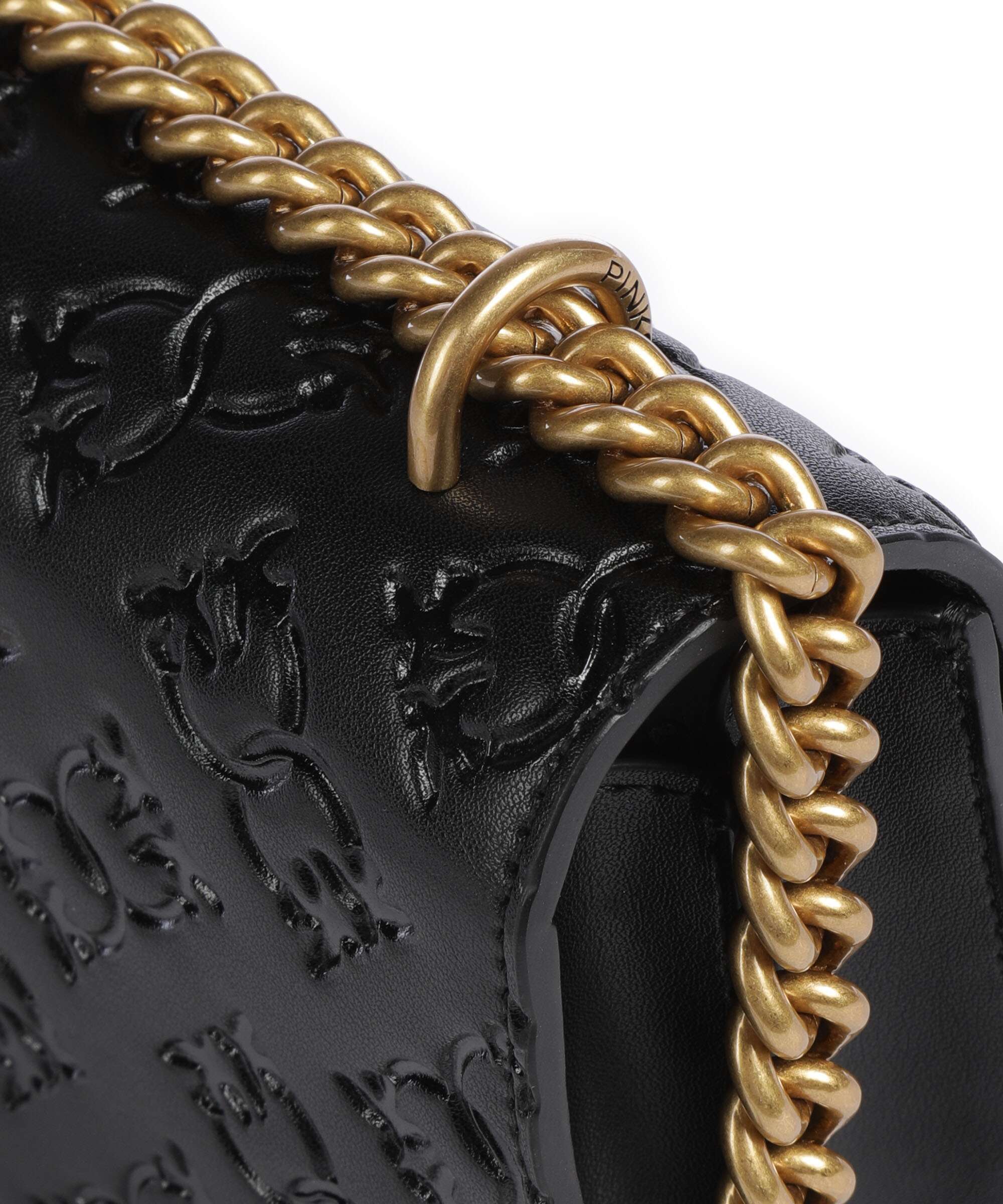 Pinko Love One Mini Shoulder bag nero/antique gold