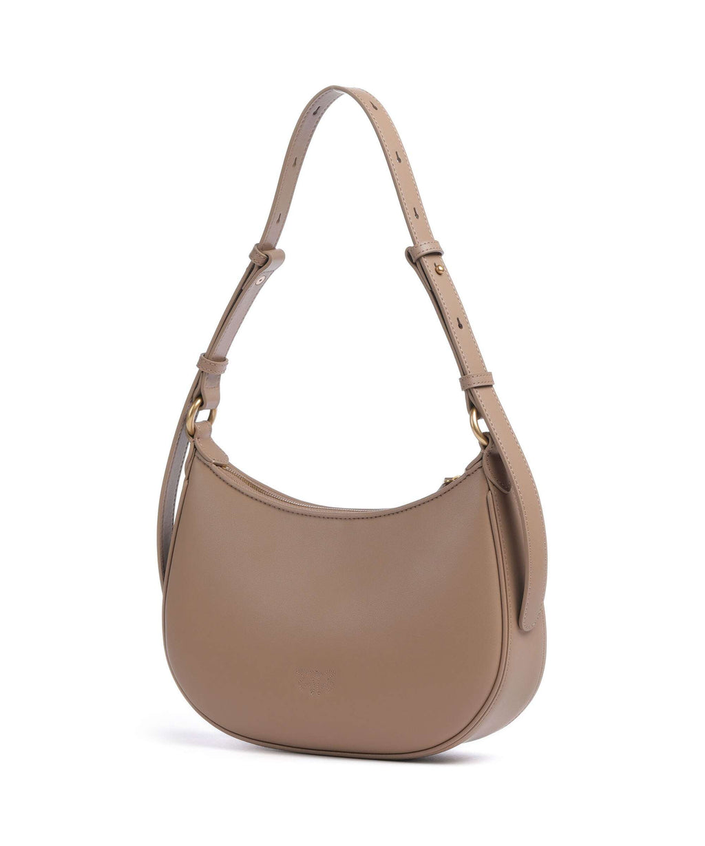 Pinko Half Moon Mini Shoulder bag biscotto zenzero/antique gold
