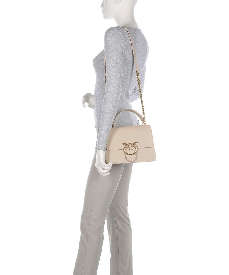 Pinko Love One Classic Handbag beige/grigio fumo/antique gold