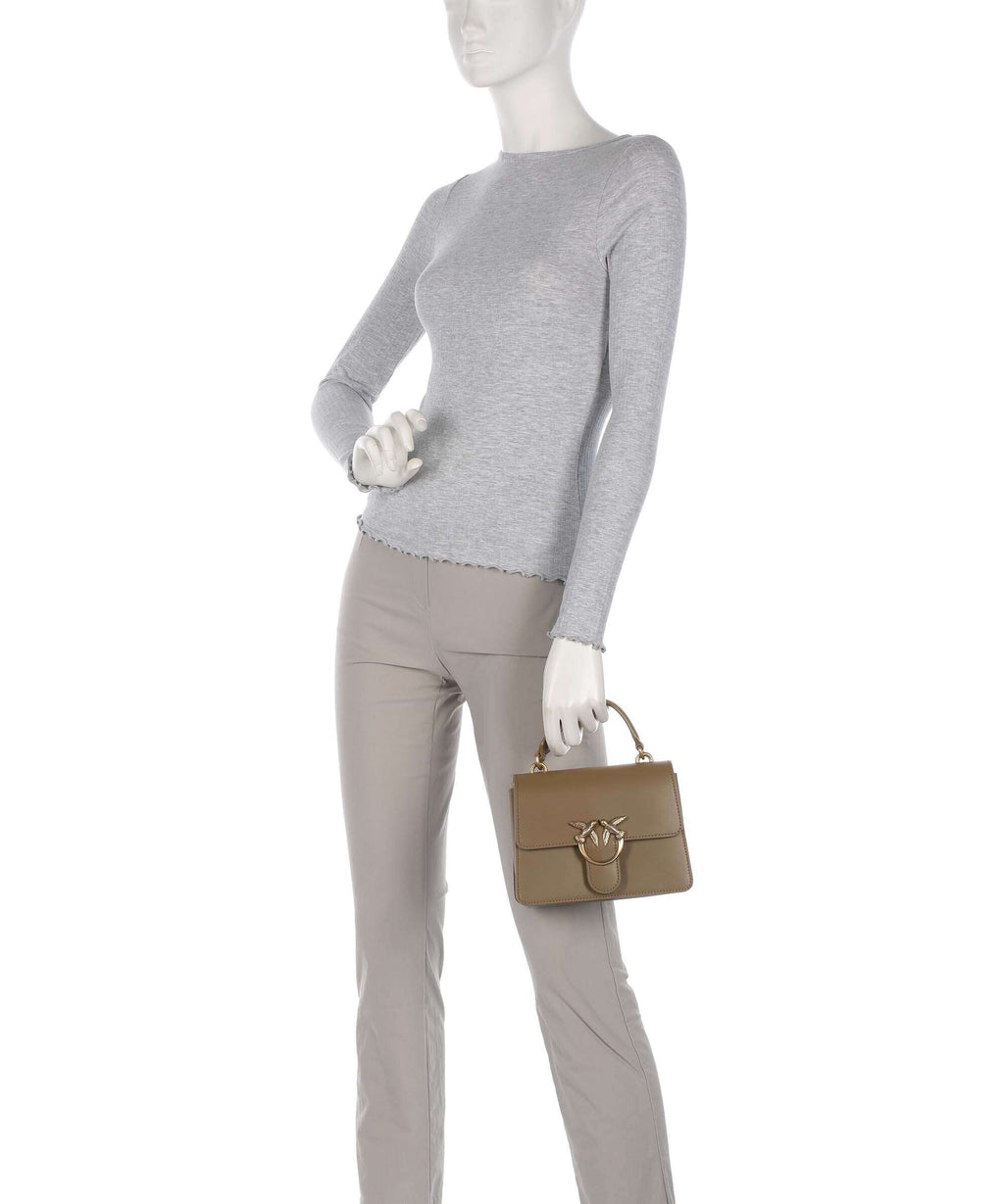 Pinko Love One Mini Handbag piantagione/antique gold