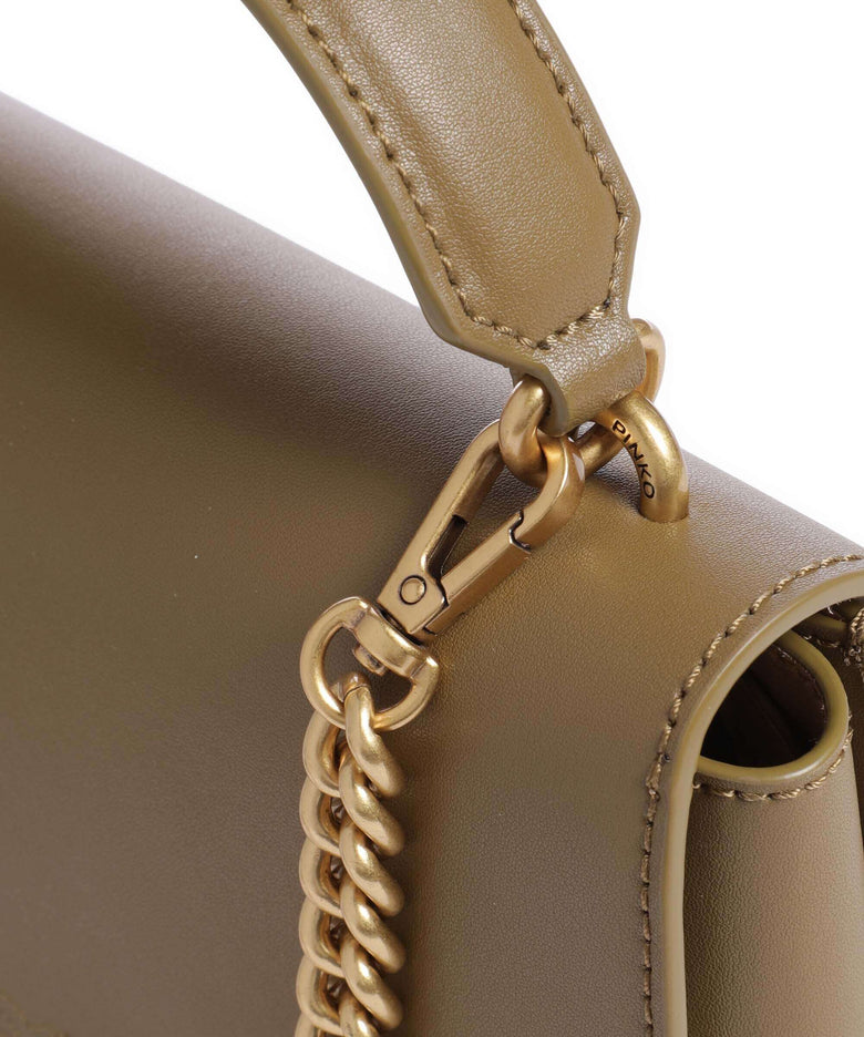 Pinko Love One Mini Handbag piantagione/antique gold