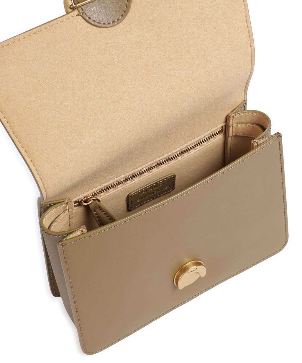 Pinko Love One Mini Handbag piantagione/antique gold