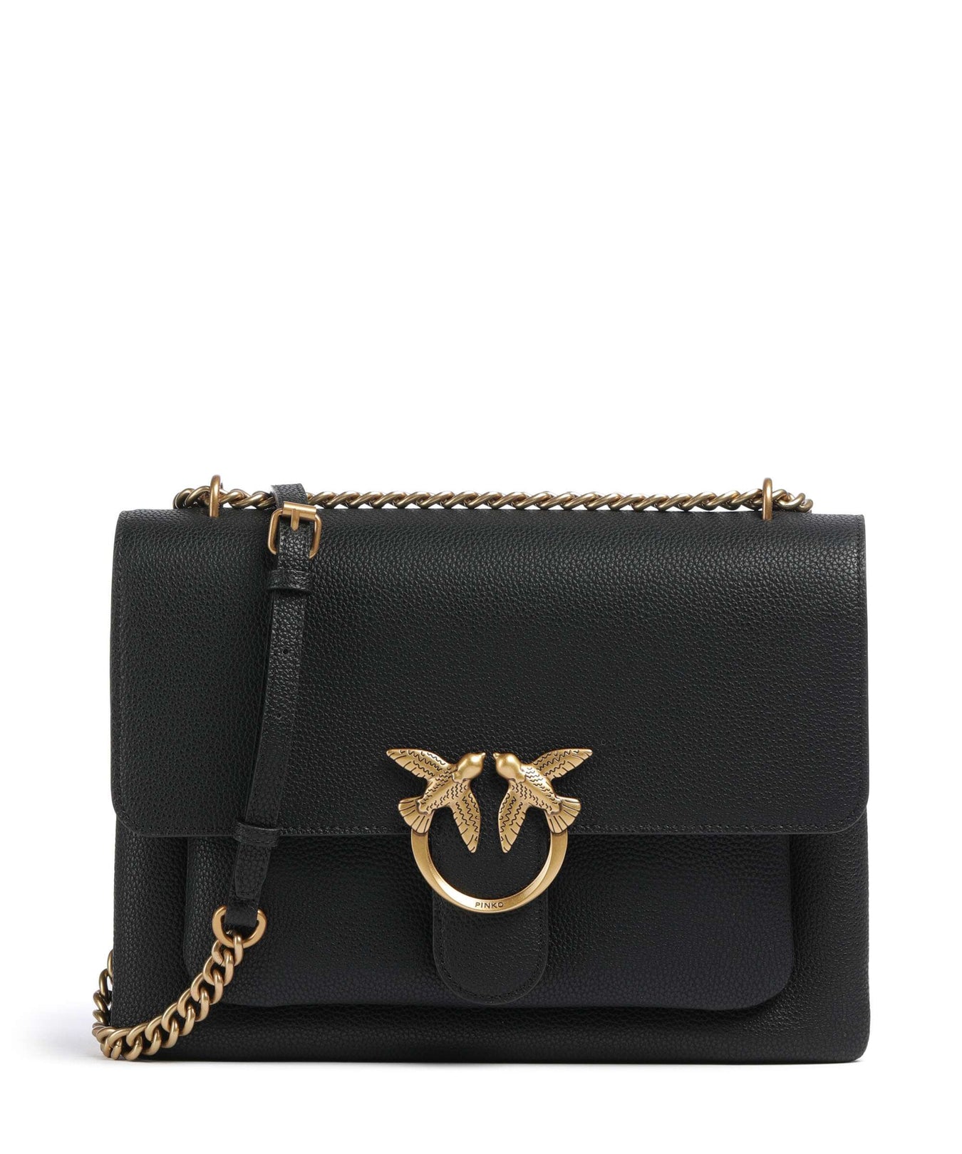 Pinko Love Soft Big Shoulder bag nero/antique gold
