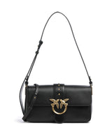 Pinko Love One Classic Slouchy Sac porté épaule nero/antique gold
