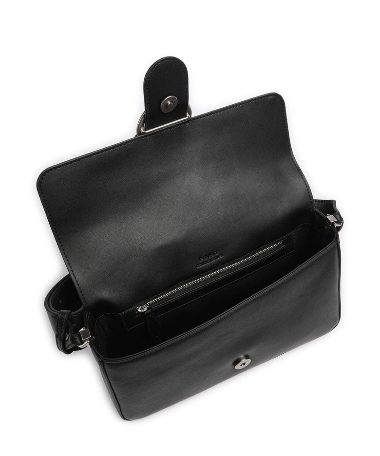 Pinko Love One Classic Slouchy Shoulder bag nero/old silver