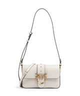 Pinko Love One Mini Slouchy Schoudertas bianco seta/antique gold