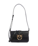 Pinko Love One Mini Slouchy Sac porté épaule nero/antique gold