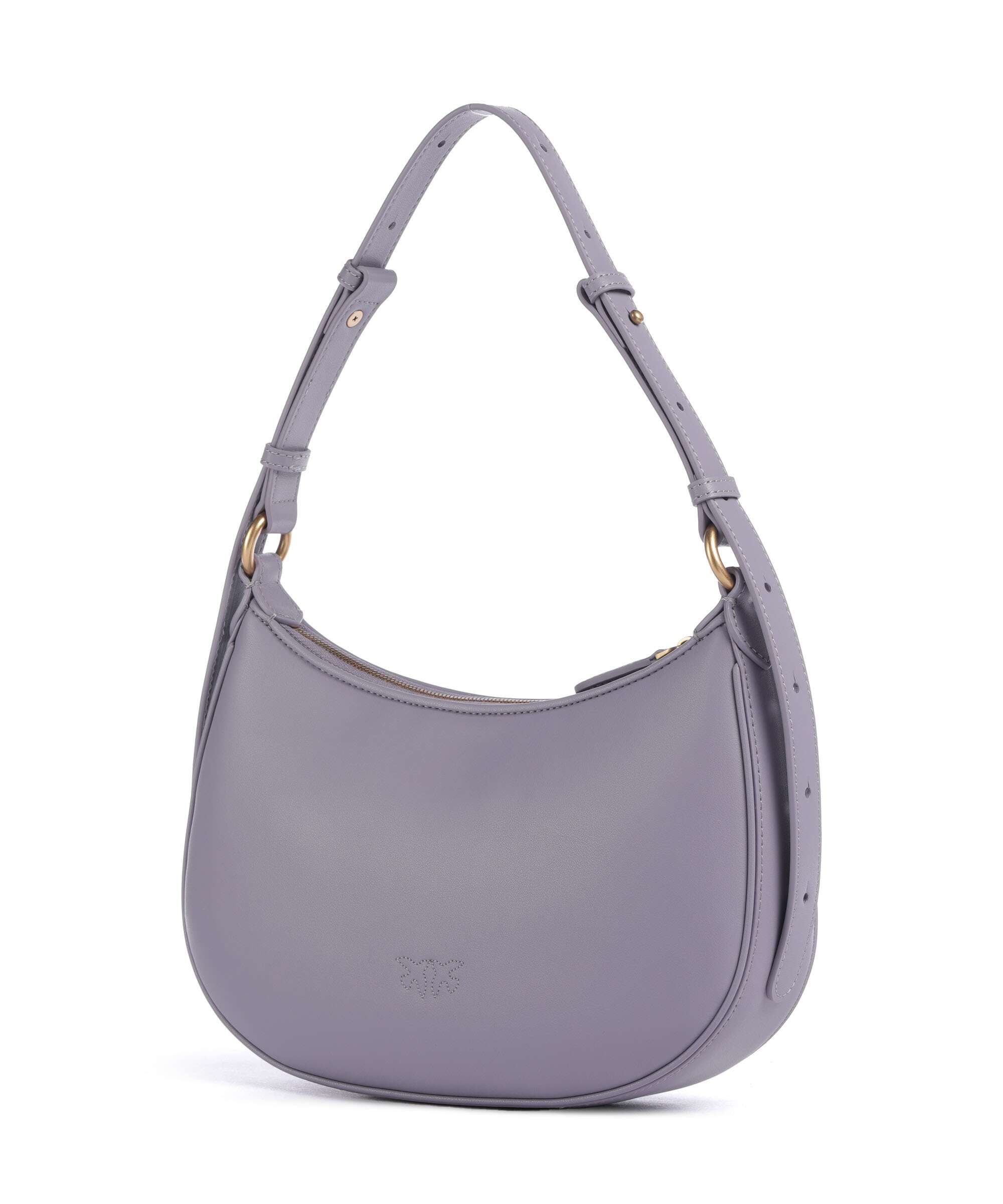 Pinko Half Moon Mini Shoulder bag cenerre viola/antique gold