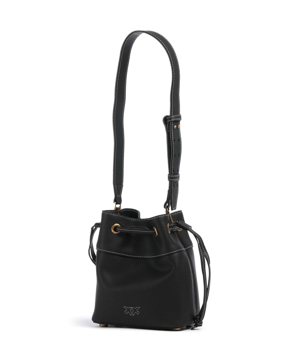 Pinko Secchiello Mini Bucket bag nero/antique gold