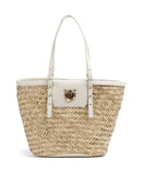 Pinko Love Summer Shopper bianco seta/antique gold