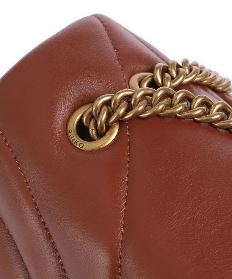 Pinko Love Puff Classic Shoulder bag arabo/antique gold
