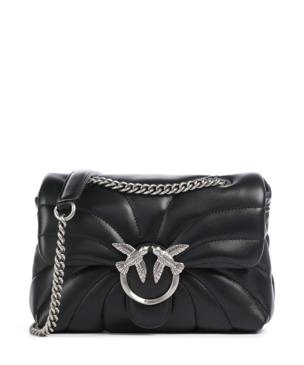 Pinko Love Puff Mini Shoulder bag nero/old silver