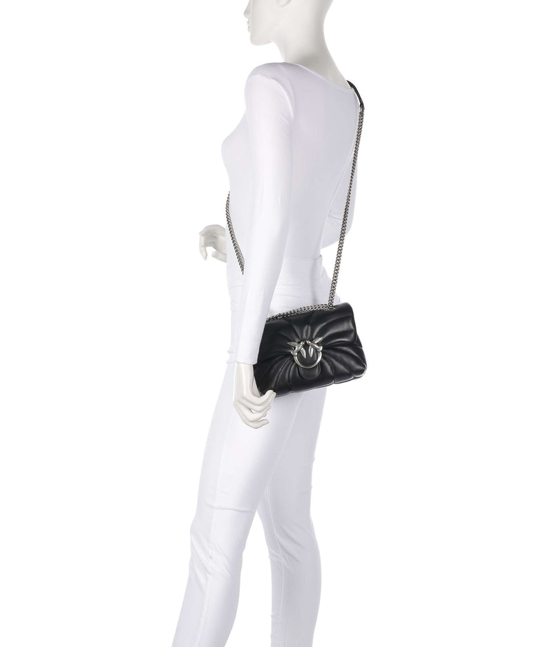 Pinko Love Puff Mini Shoulder bag nero/old silver