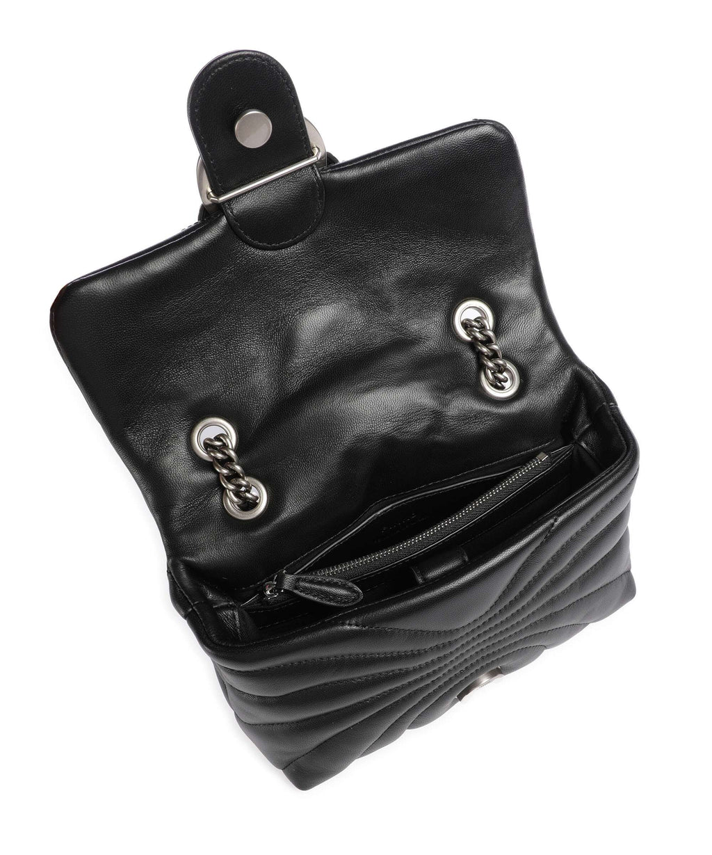 Pinko Love Puff Mini Shoulder bag nero/old silver