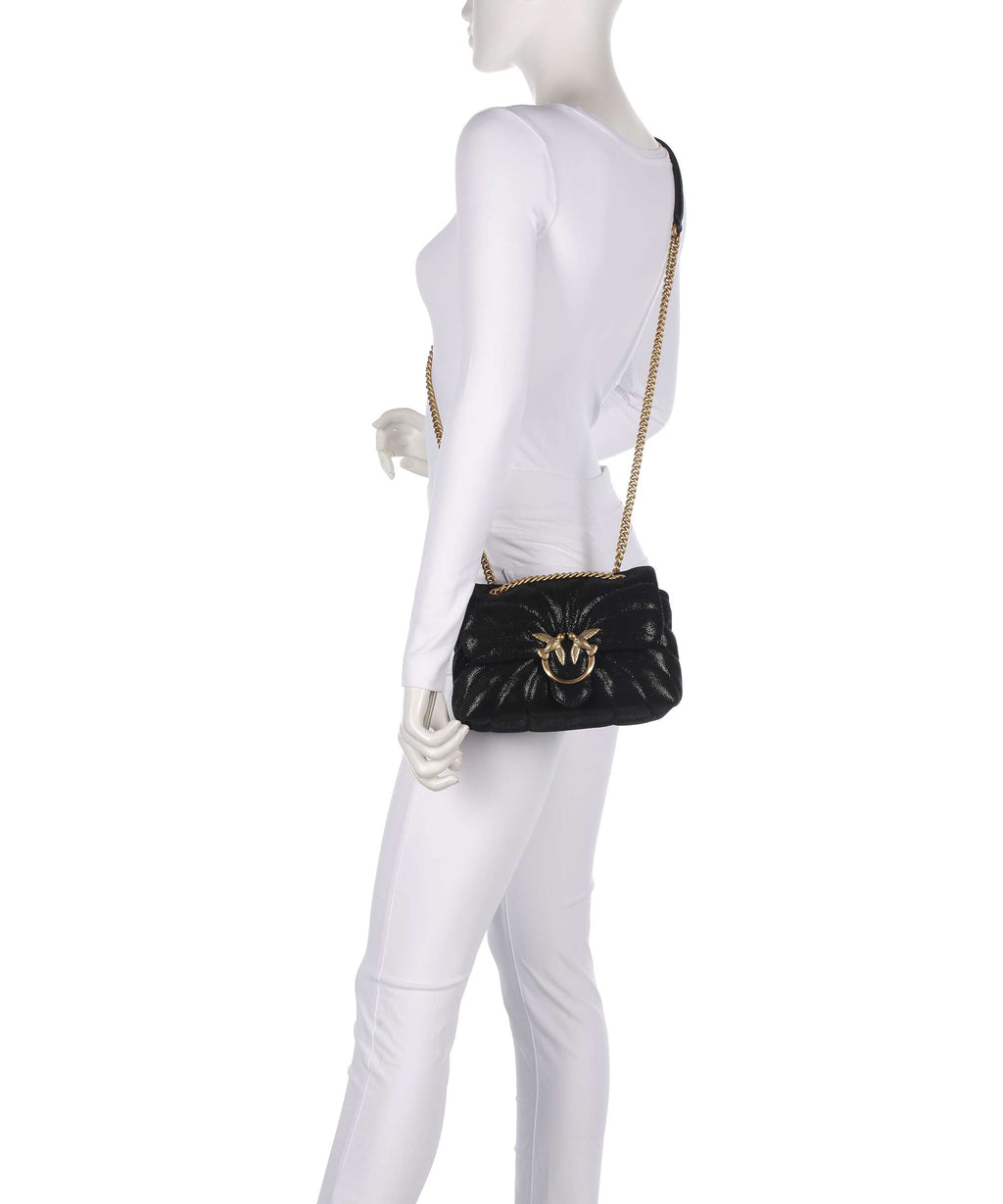 Pinko Love Puff Mini Shoulder bag oro/nero/antique gold
