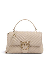 Pinko Love Lady Puff Classic Sac à main beige/grigio fumo/antique gold