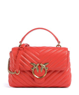 Pinko Love Lady Puff Mini Sac à main rosso mandarino/antique gold