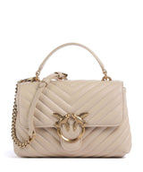Pinko Love Lady Puff Mini Sac à main beige/grigio fumo/antique gold