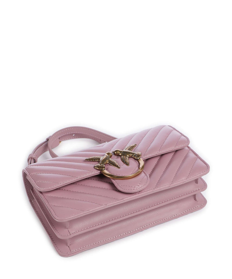 Pinko Love One Mini Shoulder bag viola/antique gold