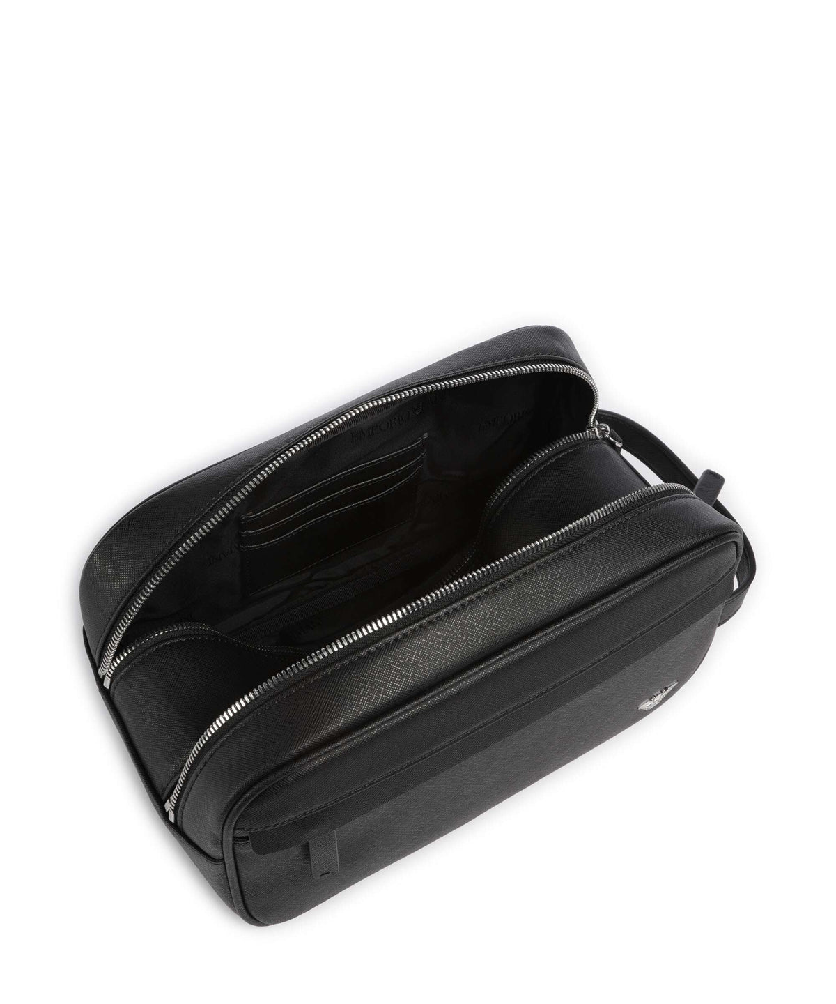 Emporio Armani Business Regenerated Toiletry bag black