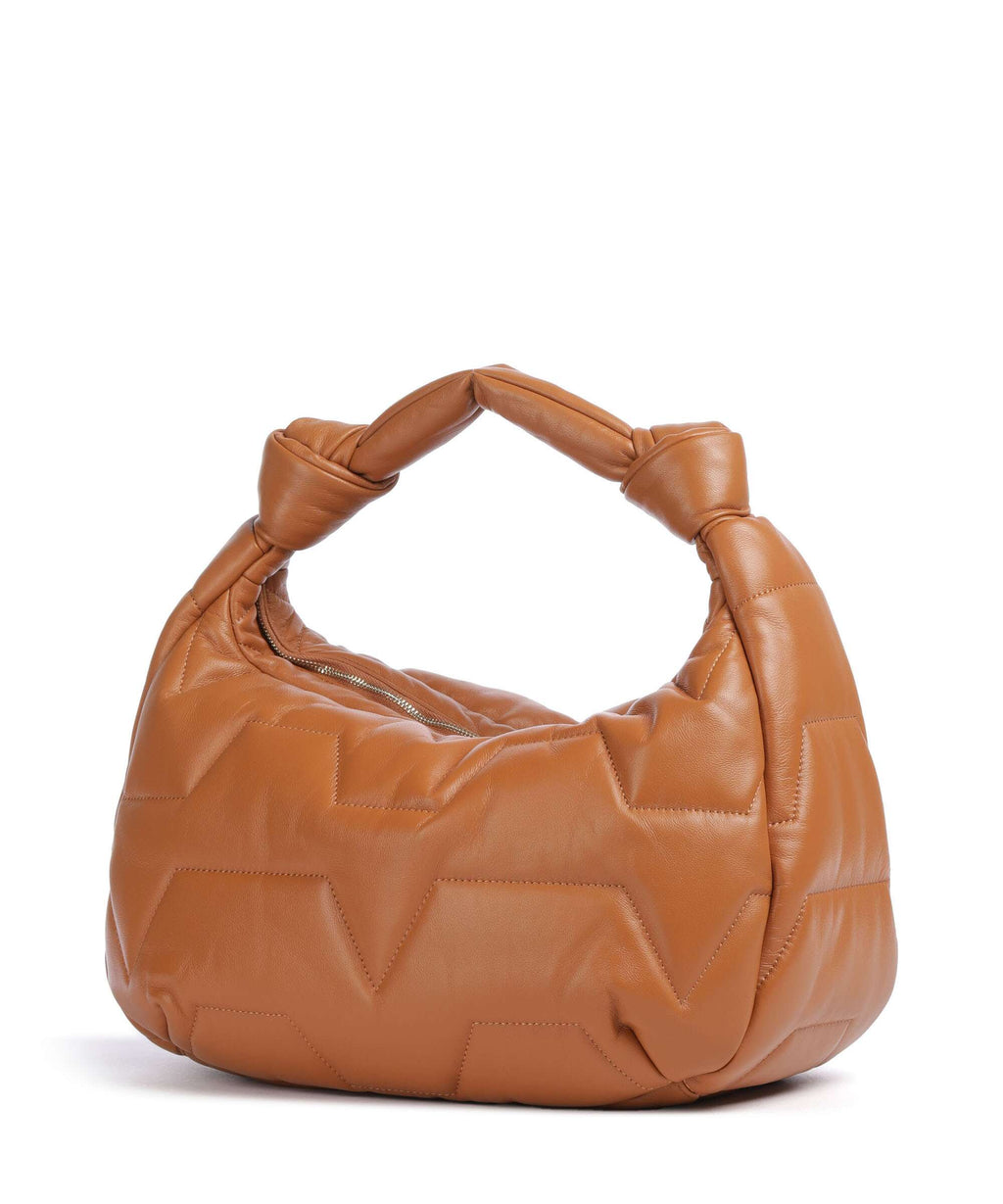 Patrizia Pepe Padded Shoulder bag summer cuoio
