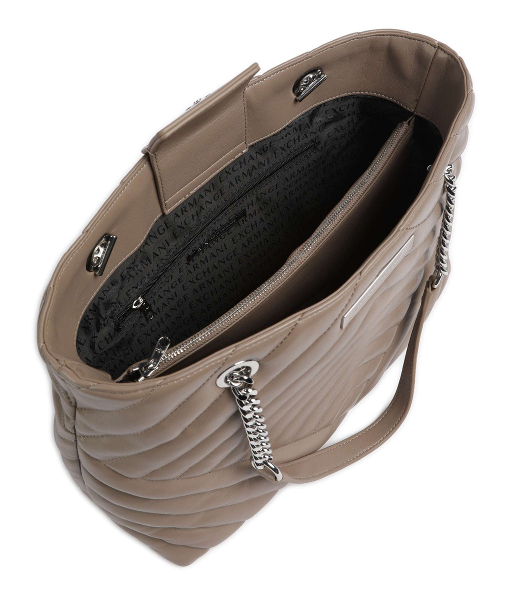 Armani Exchange Victoria Tote bag dark pisco