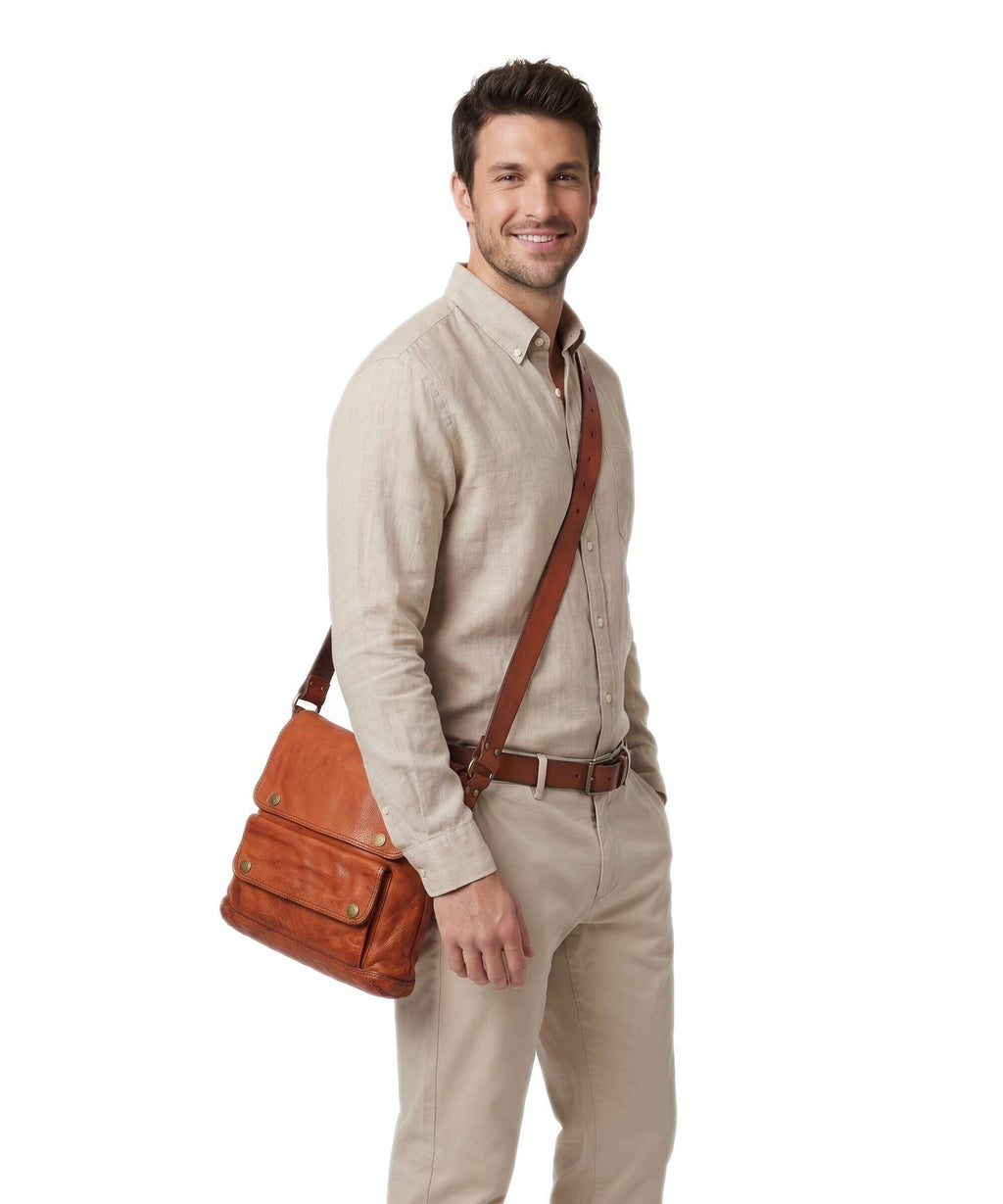 Campomaggi Crossbody bag cognac