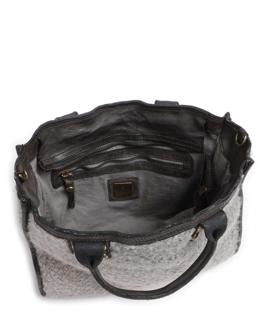 Campomaggi Handbag naturale/oro/grigio