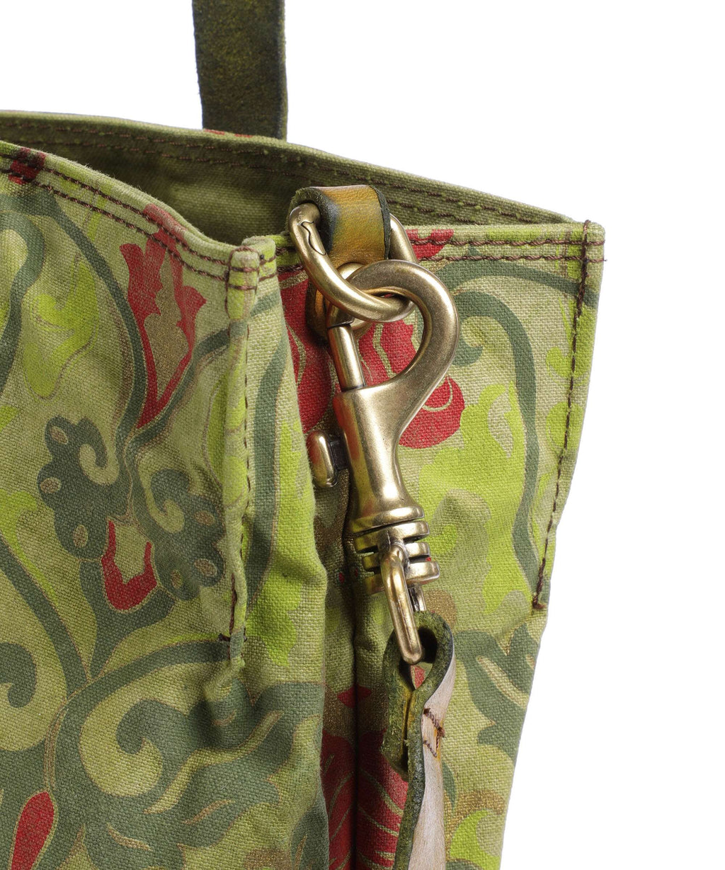 Campomaggi Tote bag beige/cedro/rosso/verde