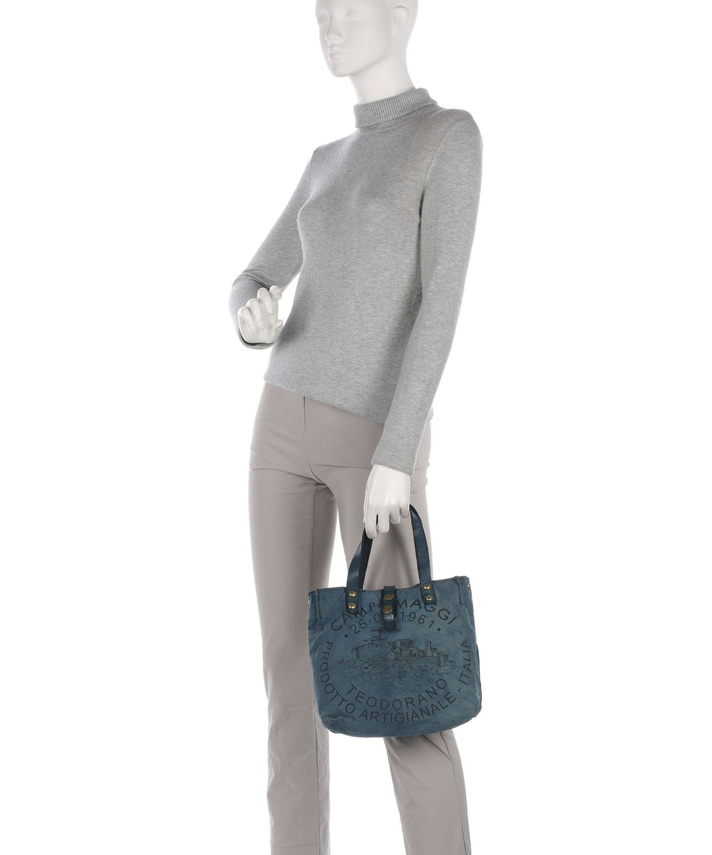 Campomaggi Handbag beige/zaffiro/nera