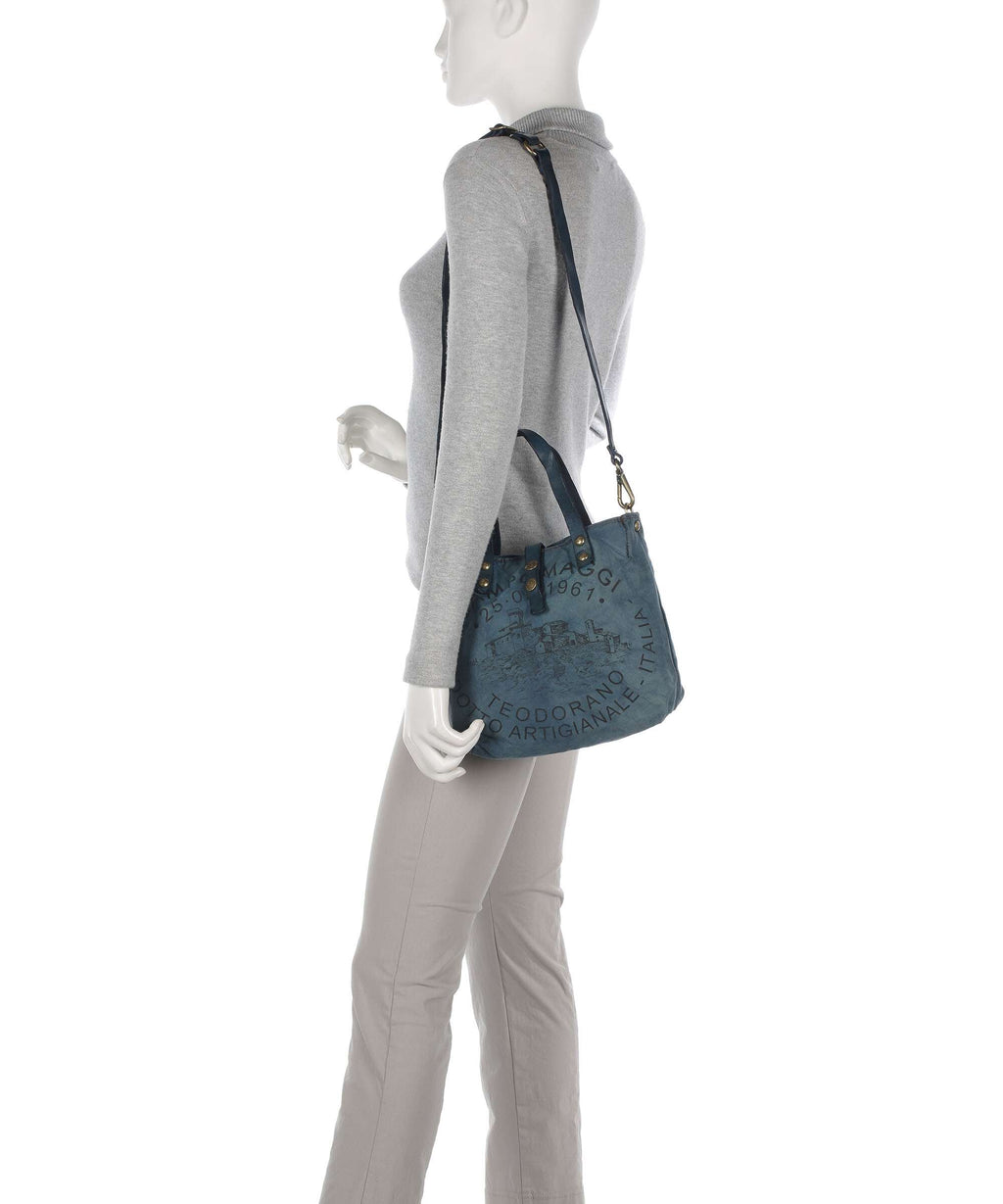 Campomaggi Handbag beige/zaffiro/nera